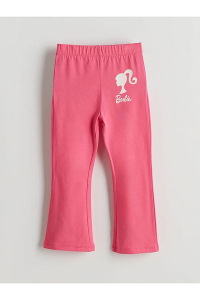 LC Waikiki Lcw Wai̇ki̇ki̇ Pink Elastic Waist Printed Girls' Leggings 3-Piece
