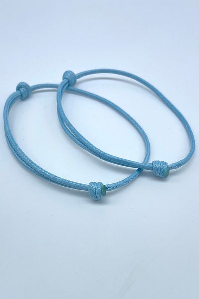 Concept HuBuTU Minimal Slide Lock Korean Rope Men's Bracelet (2 Pieces)