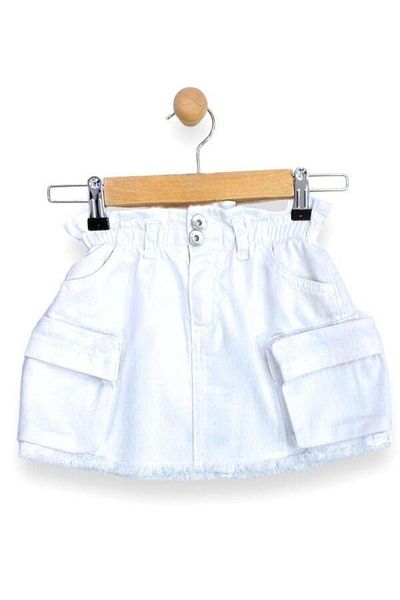 Çikoby Fusta de blugi cu buzunar mare pentru fete