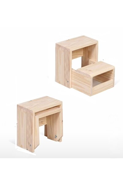 Leur Home Katlanabilir Portatif Sehpa Merdiven Basamak