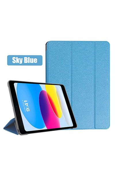 Choice غطاء مغناطيسي حريري أزرق لجهاز iPad 6th 9.7 iPad Air 1 2 Air 3 10.5 iPad 5th 6th 7th 8th 9th Gen Ca