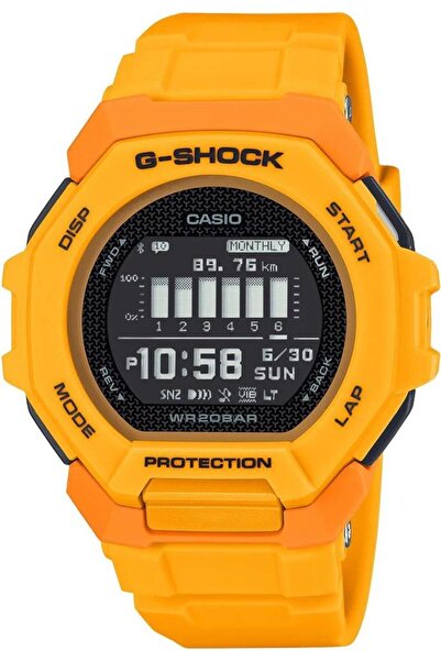 Casio G-Shock Gbd-300-9Dr Yellow Color 20 Atm Water Resistant New Bluetooth Connectivity Men's Wristwatch