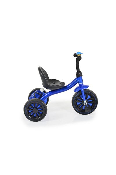 OEM Byox Cavalier Lux Blue children's tricycle with water bottle holder, EVA rubber wheels, metal structure