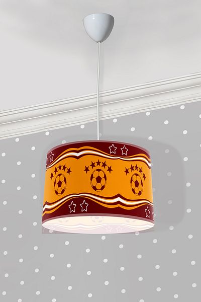 Bebişim Halı Yellow Red Bi188 Children's Room Pendant Chandelier