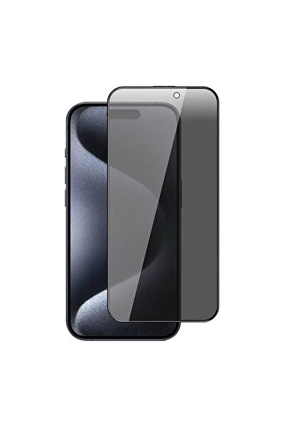 iPhone13-13pro-14-16e Privacy Hayalet Ekran Koruyucu Tam Kaplayan Darbe Emici Esd Anti Statik