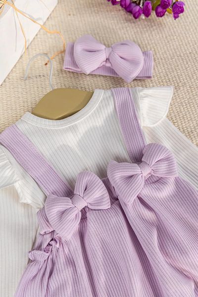 Babymod Bandana Bow Baby Girl Dress Jumpsuit