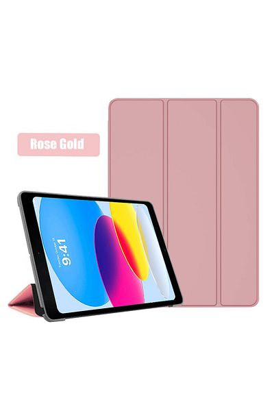 Choice غطاء مغناطيسي ذهبي وردي لجهاز iPad Air 2، مناسب لجهاز iPad Air 1 و2 و3 مقاس 10.5 بوصة، وiPad 5 و6 و7 و8 و9 من الجيل