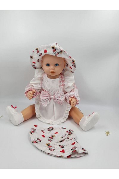 By Cwhr 100% Cotton Linen Heart Baby Girl Fedora Hat Baby Girl Summer Linen Fedora Hat