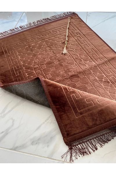 HMZ Textile Gift Dowery Bohcalik Six Non-Slip Knee-Proof Plush Prayer Mat. Rosemary Gift