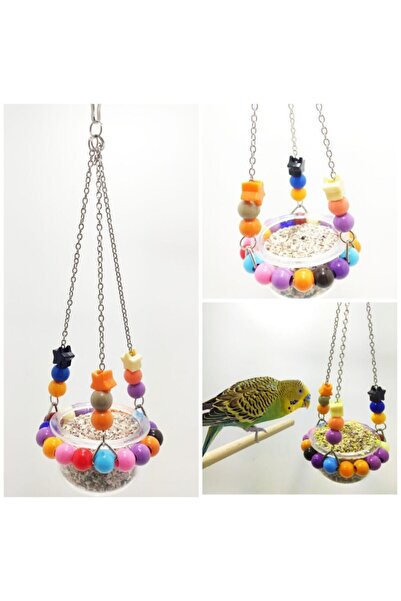 ozzipetshop Kuş Meyve Kabı - Kuş Kumluğu - Kuş Mama Kabı