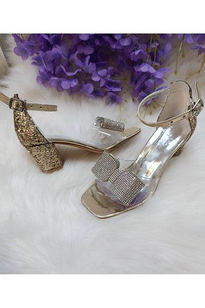 patik ayakkabı Girl Child Heels Evening Dress Shoes Low Heel