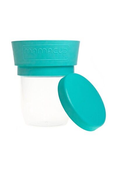 MamaCup Dökülmeyi Önleyen Atıştırmalık Kap Turkuaz