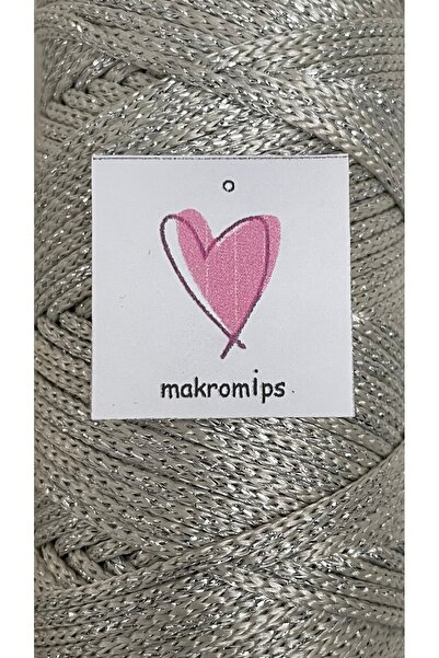 Makromİps POLYESTER SİMLİ MAKROME İP 100 gr PARLAK PREMIUM 1. KALİTE SUPLA ÇANTA HOBİ  EL ÖRGÜ İPİ İP
