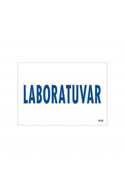 Angoravi Laboratory Warning Sign 17.5x25 CODE:1656