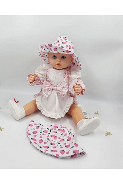 By Cwhr 100% Cotton Linen Pink Strawberry Baby Girl Fedora Hat Baby Girl Fedora Hat Baby Fedora Hat