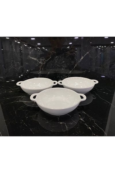 Tekbir 3-Piece Appetizer Plate 1, Quality Porcelain