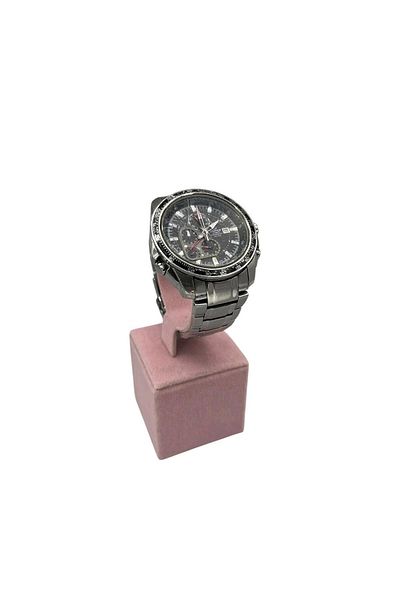 MeGass Dekor Domestic Production Suede Fabric Pink Color 13 cm Clamp Watch Display Stand