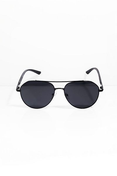 Roger Bacon Polarized Men's Black Sunglasses