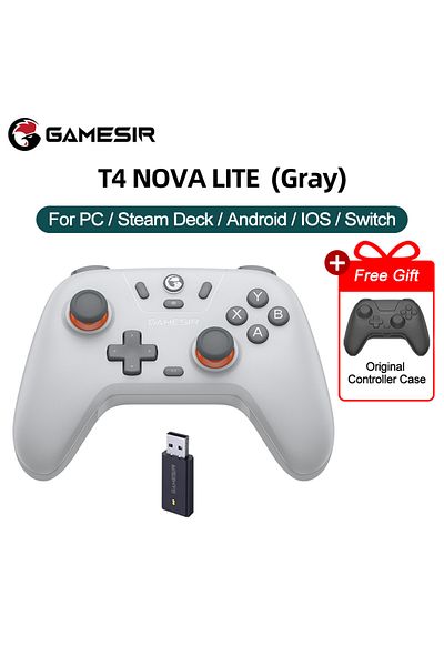 Choice Grey Gamesir Gamepads Pc Switch Controller Nova Lite Controle Bluetooth Hall Effective Joystick For