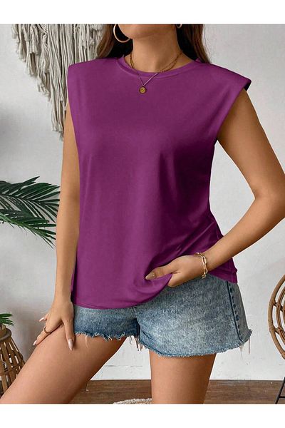 Cosmo Style Plain Unprinted Zero Sleeve T-Shirt Series Cotton Casual/Daily Wear Fit Sleeveless T-Shirt