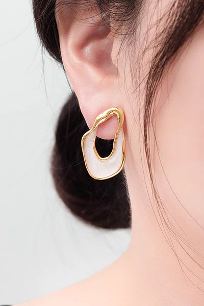 ARTEMİSİA Women's Special Design Enamel Earrings