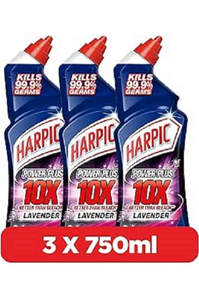 Harpic Harpic Power Plus Toilet Cleaner Liquid, 750ml 2+1 Free