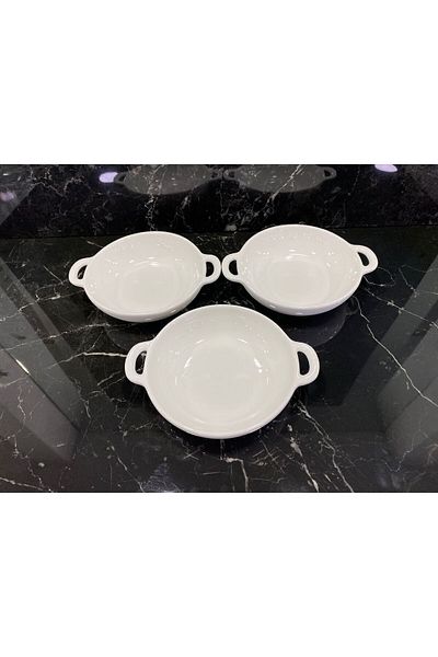 Tekbir 3-Piece Appetizer Plate 1, Quality Porcelain
