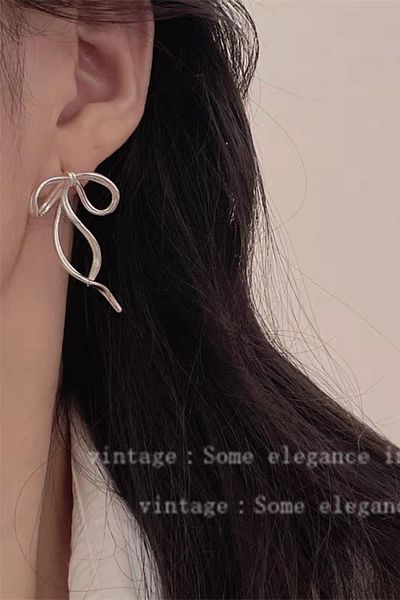ARTEMİSİA Women's 5cm Ribbon Model Earrings