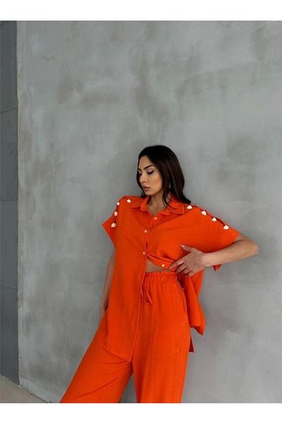Silerra Ouz İdye Irai Ice Crotch Peni Pantoon Jewelry Orange