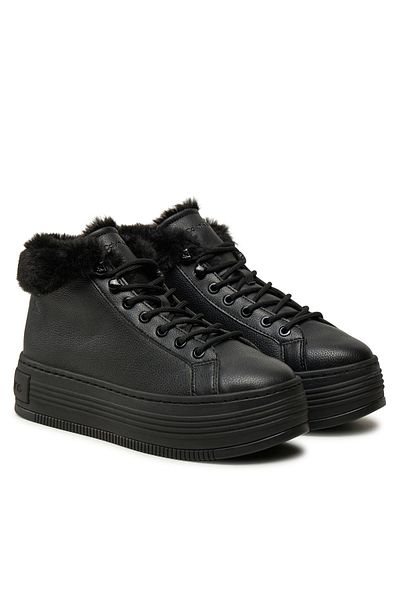 Calvin Klein Bold Platf Low Laceup Mg Lth Women's Boots