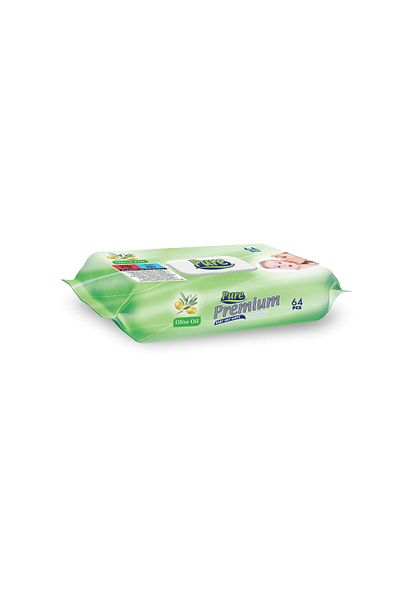 Pure Servetele umede cu capac Pure Premium, 64buc/pachet