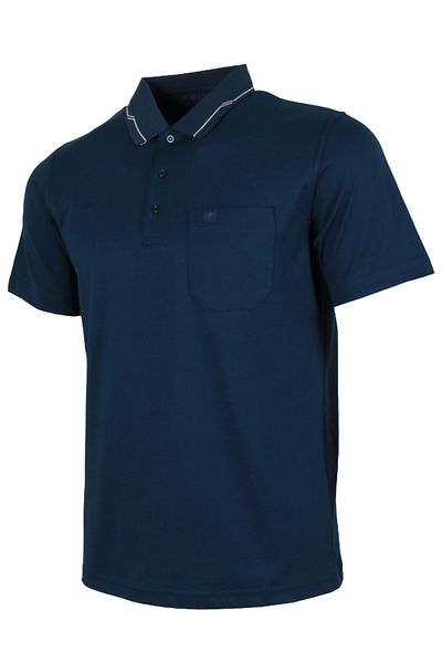 Modarar Tricou pentru bărbați, cu gât polo, cu croială normală, din jerseu simplu RAR01330