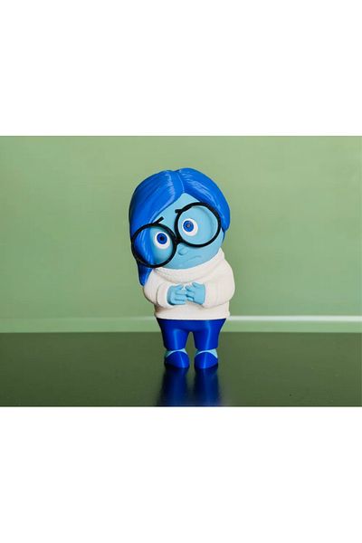 Modellio3D Inside Out Sadness Figure (Inside Out Sad Character) |   Original Collectible Toy