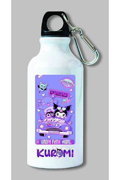 DKDZ SHOP زجاجة مياه معدنية مطبوعة من كورومي سعة 600 مل.