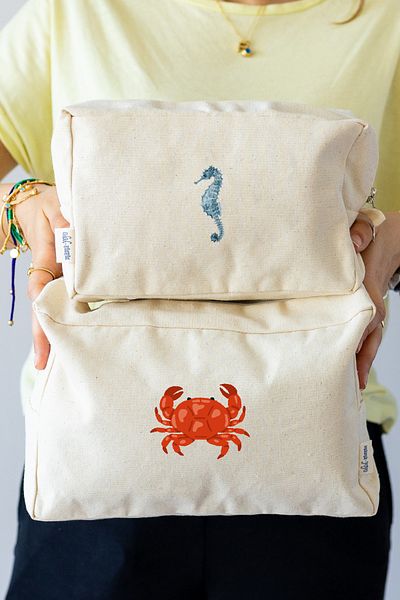 Mama Yoyo Baby&Kids 2 τμχ Τσάντες οργάνωσης Crab-Seahorse Organizer Τσάντα ταξιδιού Βαλίτσα Organizer