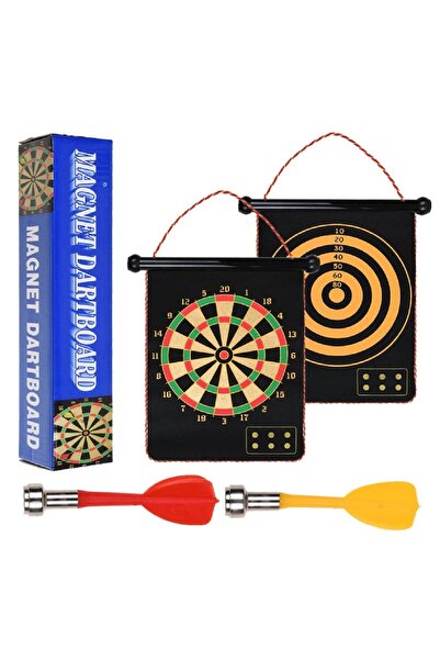 magnet dartboard طقم لعبة رمي السهم دارت بورد مغناطيسية بوجهين