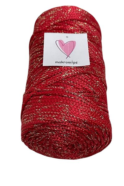 Makromİps Polyester Silvery Macrome String 100 Gr Shiny Premium 1St Quality Suppla Bag Hobby Hand Knitting Yarn Yarn
