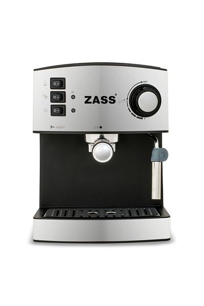 Zass Espresso Machine Zem 04, 850w, 15 Bars, 2 Filter Holders