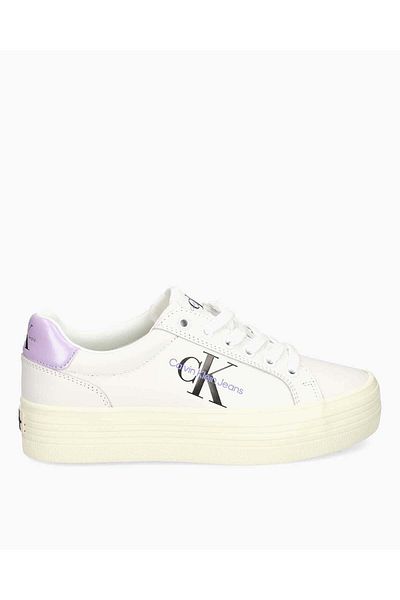 Calvin Klein Platformové tenisky v námořnické modré - ploché tenisky se šněrováním