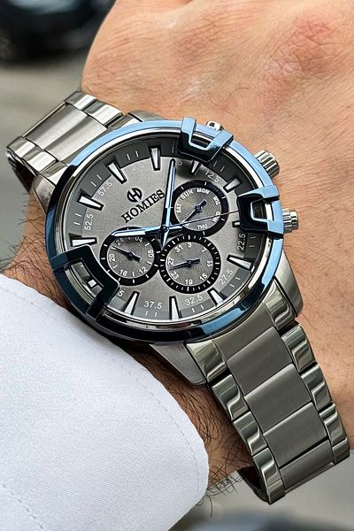 Homies Men's Wristwatch with Gift Box and Bracelet Gift