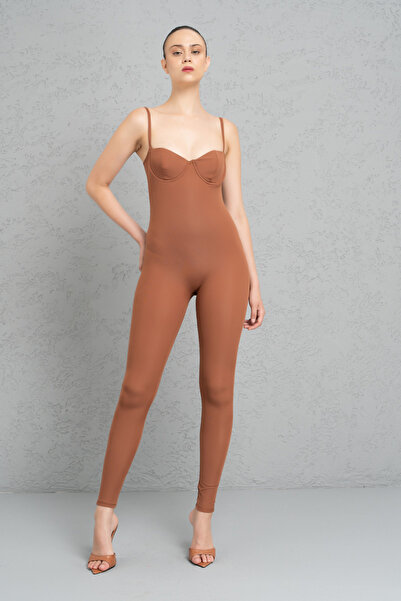 Kikiriki Tobacco Sponge Strap Jumpsuit