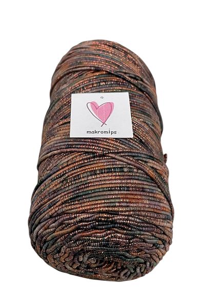 Makromİps Premium 200 Gr Slim Silvery Supra Yarn Macrome Brand Bag Runner American Service Hobby Hand Knitting Yarn