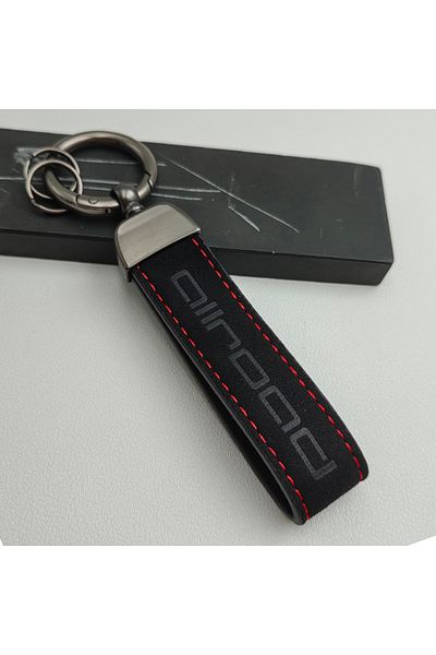 Choice Allroad Keychain 2024 New Women Men Suede Leather Keyring Allroad Logo Abt Keychain