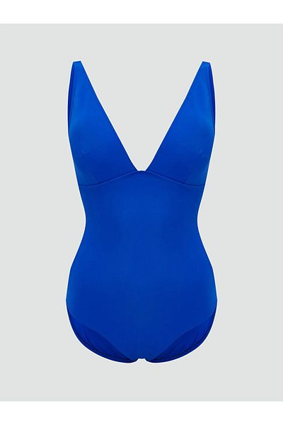 LC Waikiki Costum de baie albastru pentru femei cu tampoane detașabile