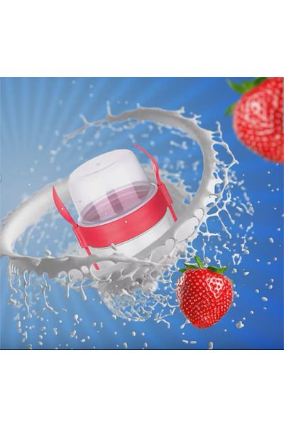 Leony Snack Food Yogurt Muesli Granola Diet Meal Storage Carry Container with Fork and Spoon