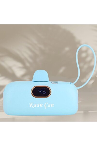 HediyesiBizden KİŞİYE ÖZEL İSİM BASKILI DİJİTAL EKRAN ŞARJ GÖSTERGELİ POWERBANK