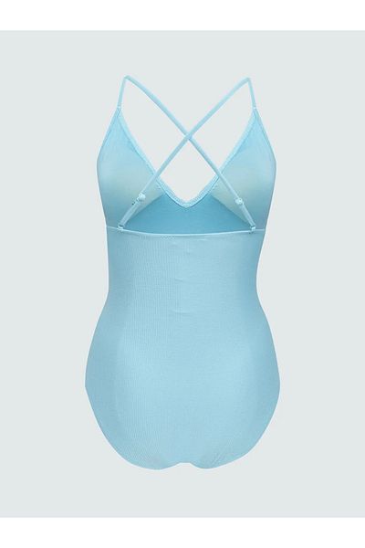 LC Waikiki Costum de baie pentru femei LCW DREAM cu tampon detașabil albastru