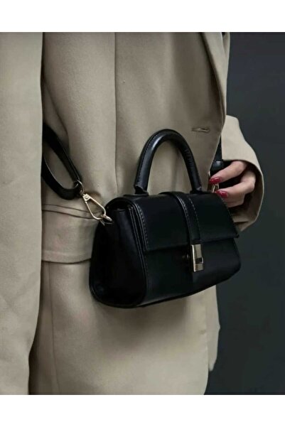 EZZY BLİSS حقيبة كتف وحزام يد صغيرة من باولا موديل للنساء - أسود