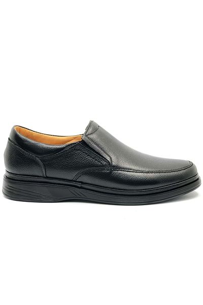 KCMN Ekinci 813 Genuine Leather Men's Casual Shoes Black