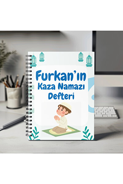 Mervenin Hayal Evi 10 Yıllık Kaza Namazı Defteri Kişiye Özel Mavi